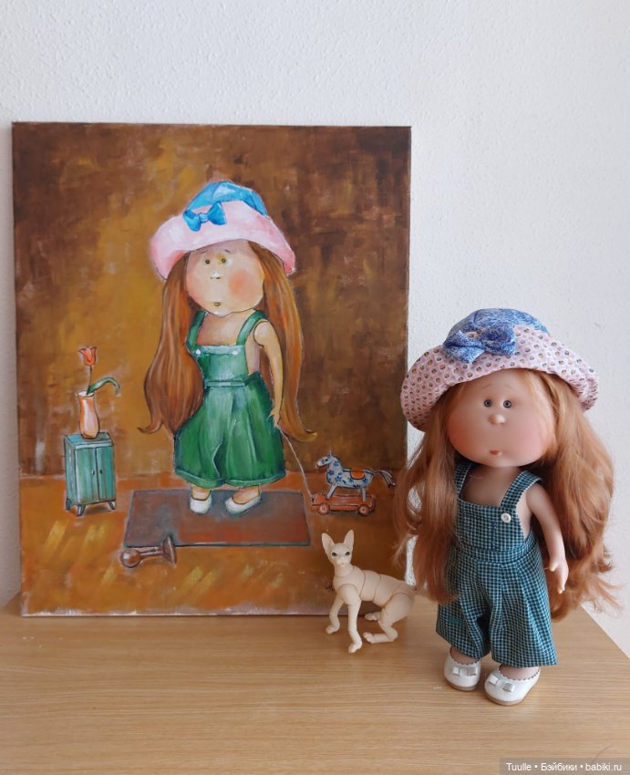 Портрет Мии в интерьере — Куклы Nines d'Onil (Нинес): Миа (Mia) (фото 3)