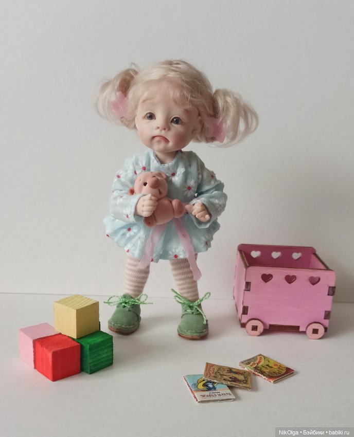 Новая куколка - Печалька — Авторские шарнирные куклы своими руками: лепка (фото 3)
