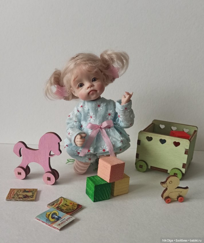 Новая куколка - Печалька — Авторские шарнирные куклы своими руками: лепка (фото 5)