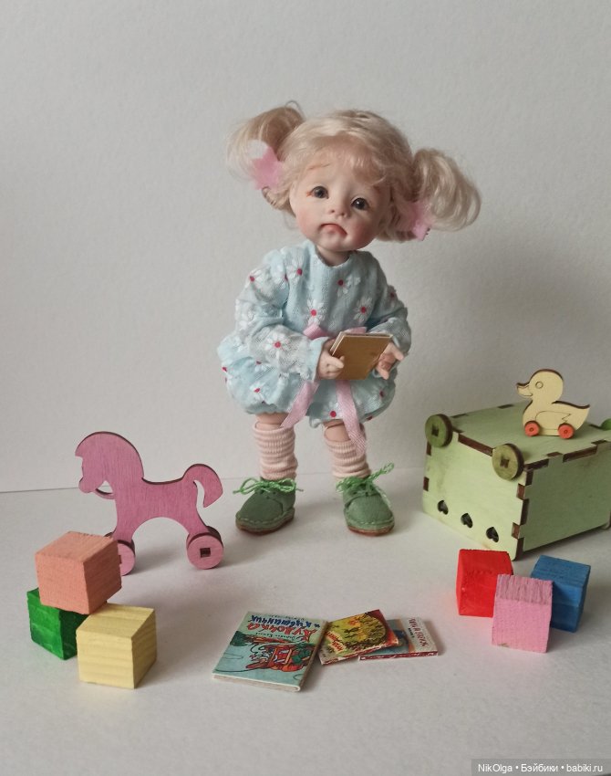 Новая куколка - Печалька — Авторские шарнирные куклы своими руками: лепка (фото 6)