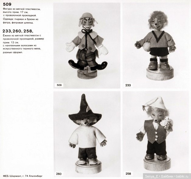 Представительский каталог кукол ГДР от Demusa ч.9: VEB Charmant, Altenburg
