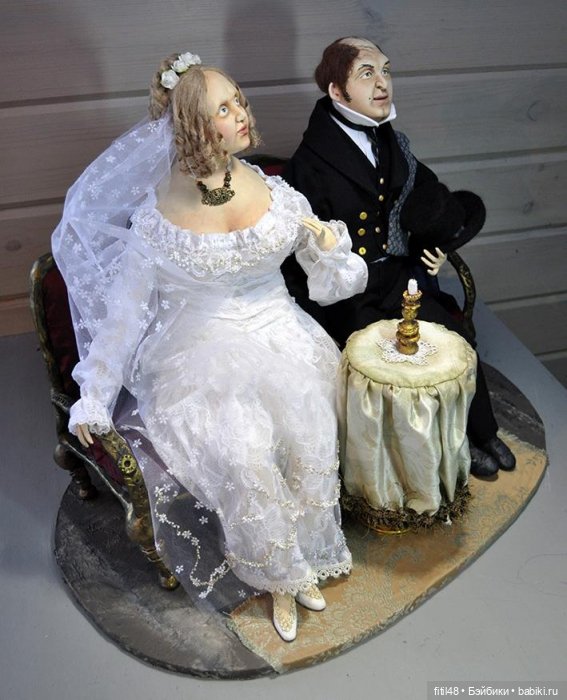 Знаменитости и их копии. Авторские портретные куклы Елены Тимкаевой