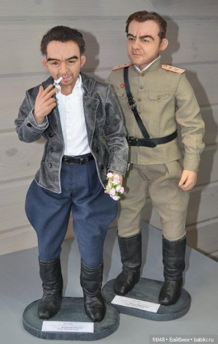 Знаменитости и их копии. Авторские портретные куклы Елены Тимкаевой