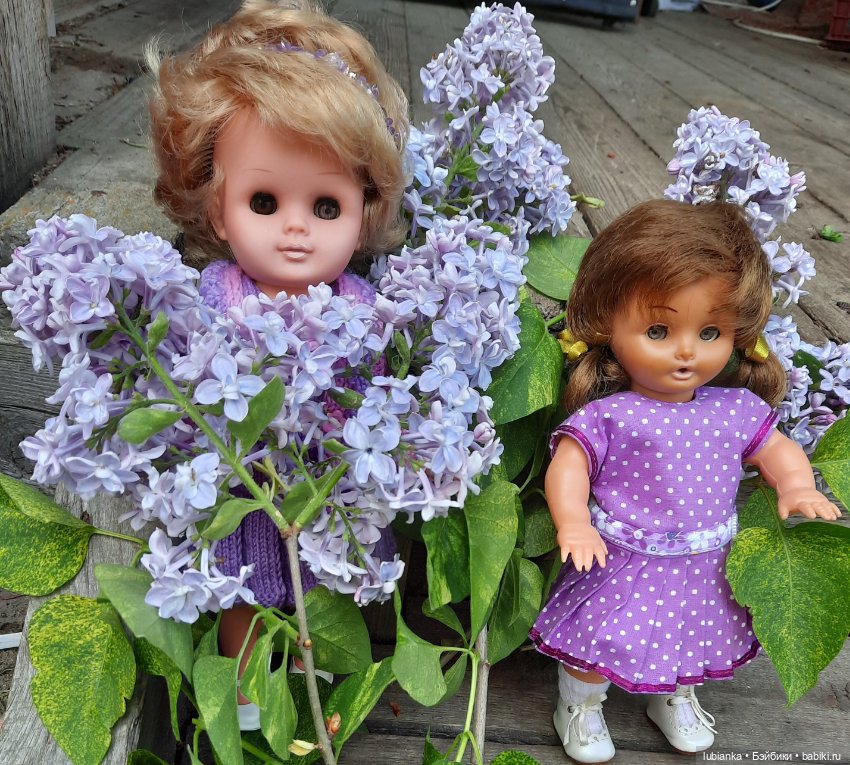 Немного сиреневого💜 — Винтажные куклы ГДР (Немки): Бигги (фото 3)