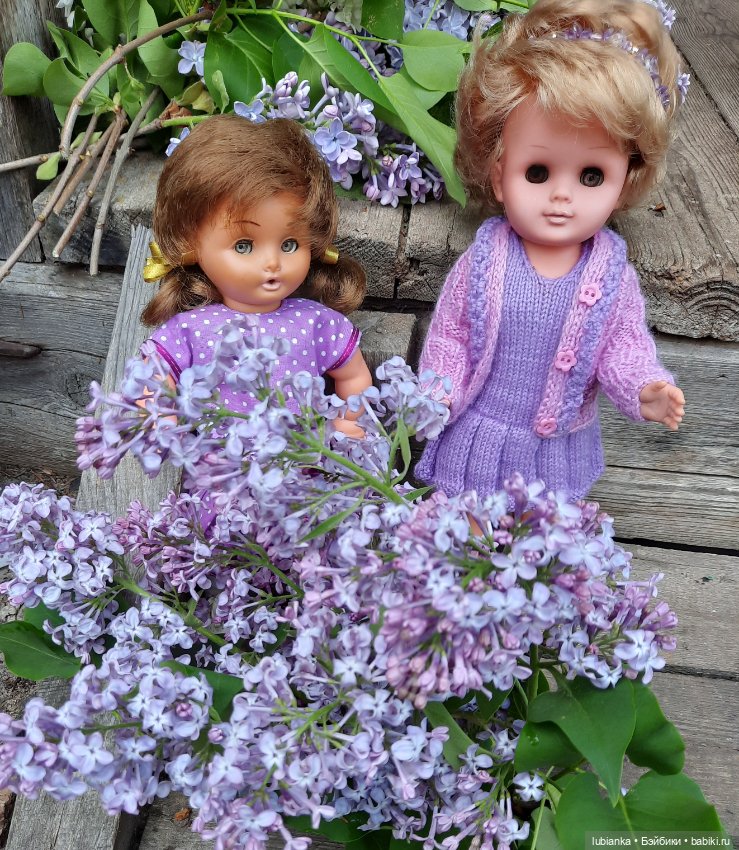 Немного сиреневого💜 — Винтажные куклы ГДР (Немки): Бигги