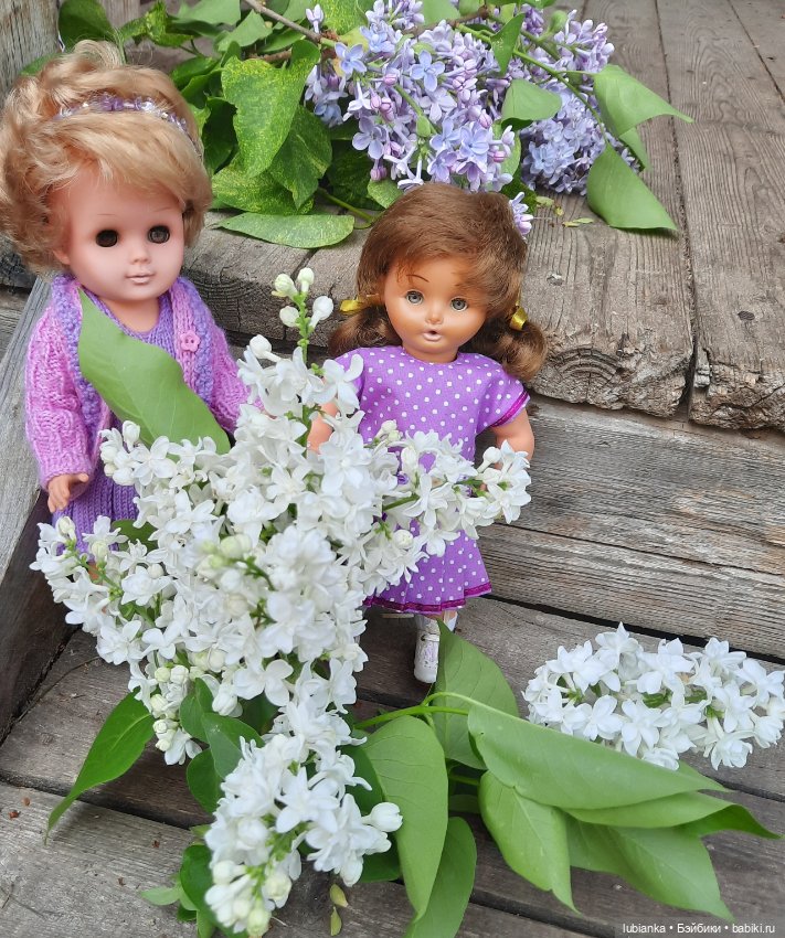 Немного сиреневого💜 — Винтажные куклы ГДР (Немки): Бигги (фото 7)