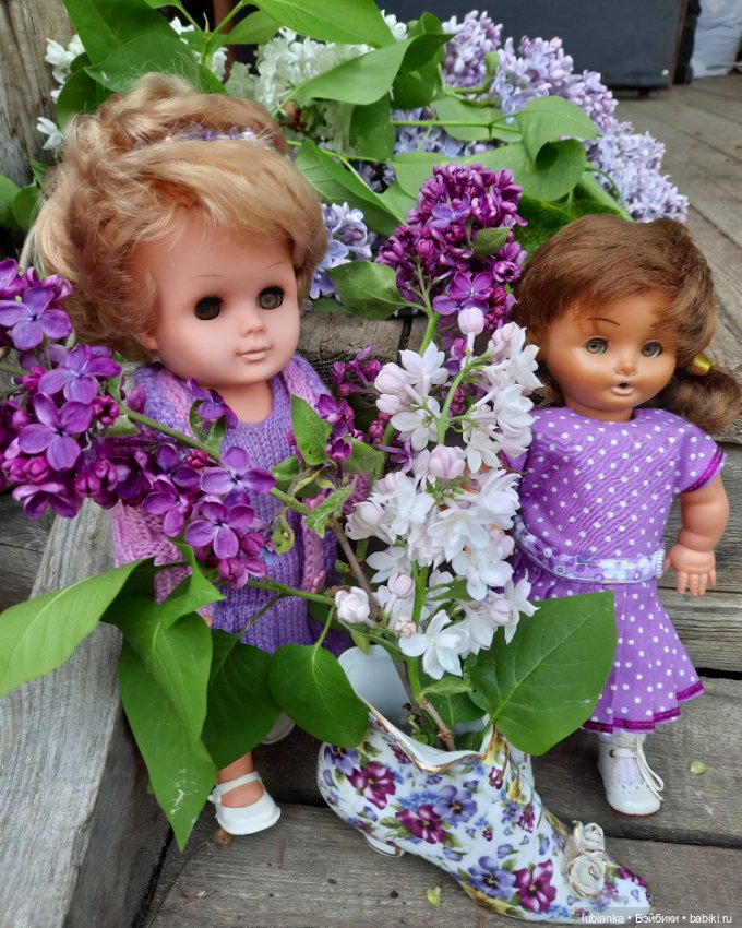 Немного сиреневого💜 — Винтажные куклы ГДР (Немки): Бигги (фото 10)