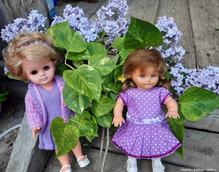 Немного сиреневого💜 — Винтажные куклы ГДР (Немки): Бигги
