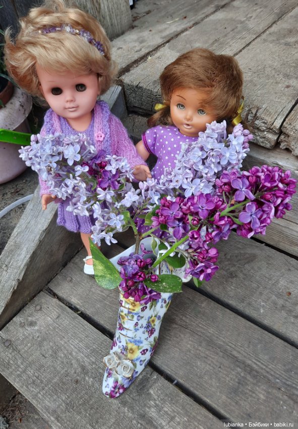 Немного сиреневого💜 — Винтажные куклы ГДР (Немки): Бигги