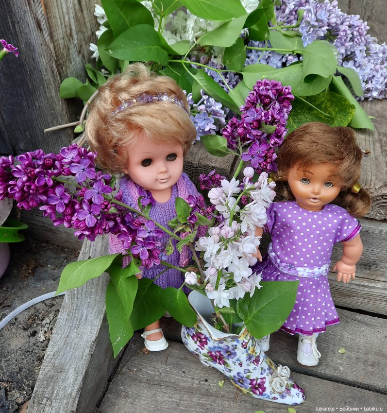 Немного сиреневого💜 — Винтажные куклы ГДР (Немки): Бигги (фото 9)