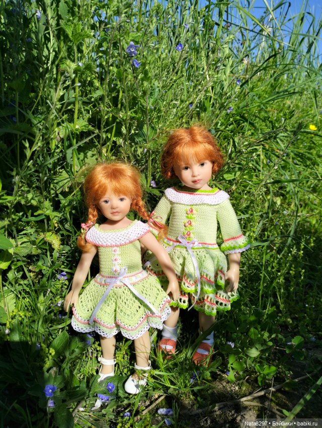 Майские прогулки с Плюшечками, часть 3. Аптекарский огород. Селин и Карли от Heidi Plusczok