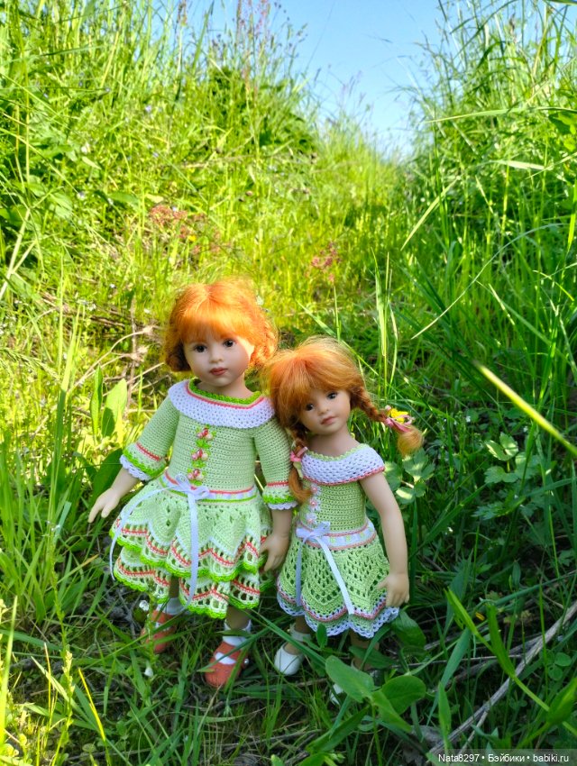 Майские прогулки с Плюшечками, часть 3. Аптекарский огород. Селин и Карли от Heidi Plusczok