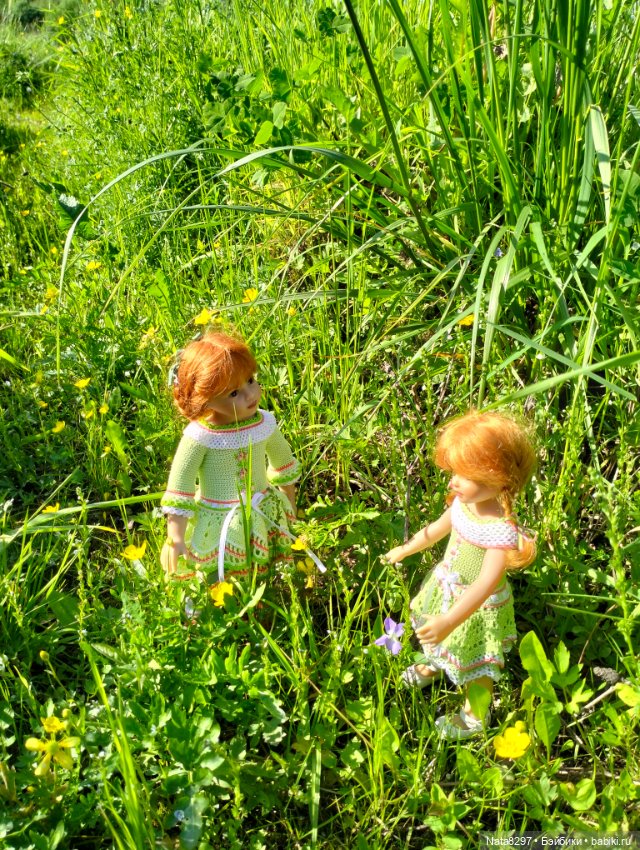 Майские прогулки с Плюшечками, часть 3. Аптекарский огород. Селин и Карли от Heidi Plusczok