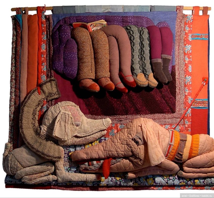 Текстильные скульптуры от французской художницы-самоучки Caroll Bertin (фото 9)