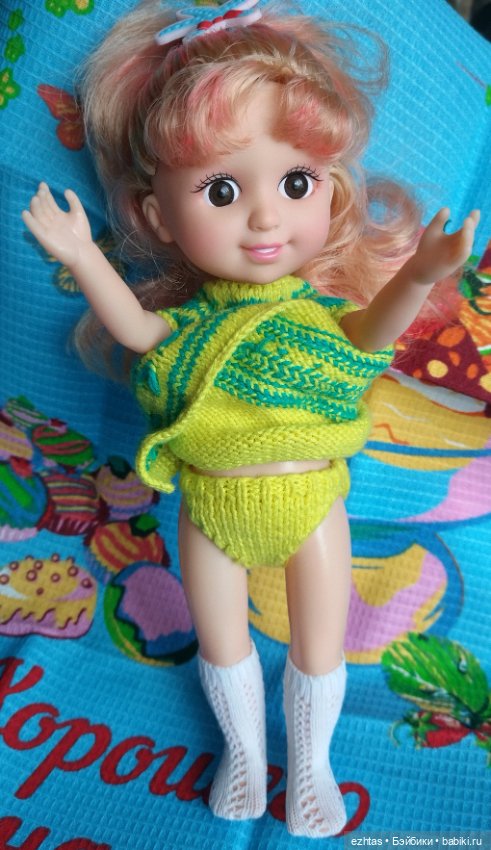 Одуванчиковое платье — Одежда и обувь для кукол своими руками: фото