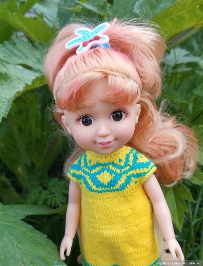 Одуванчиковое платье — Одежда и обувь для кукол своими руками: фото (фото 5)