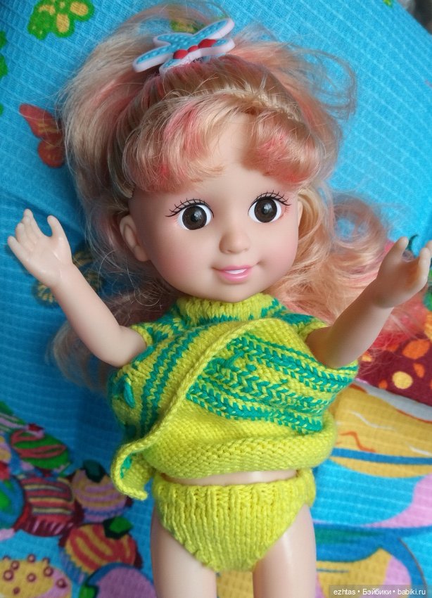 Одуванчиковое платье — Одежда и обувь для кукол своими руками: фото (фото 10)