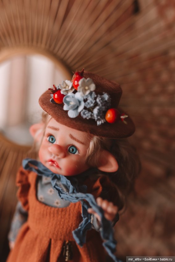 Эльфы в шляпах — Авторские шарнирные куклы своими руками: лепка (фото 4)