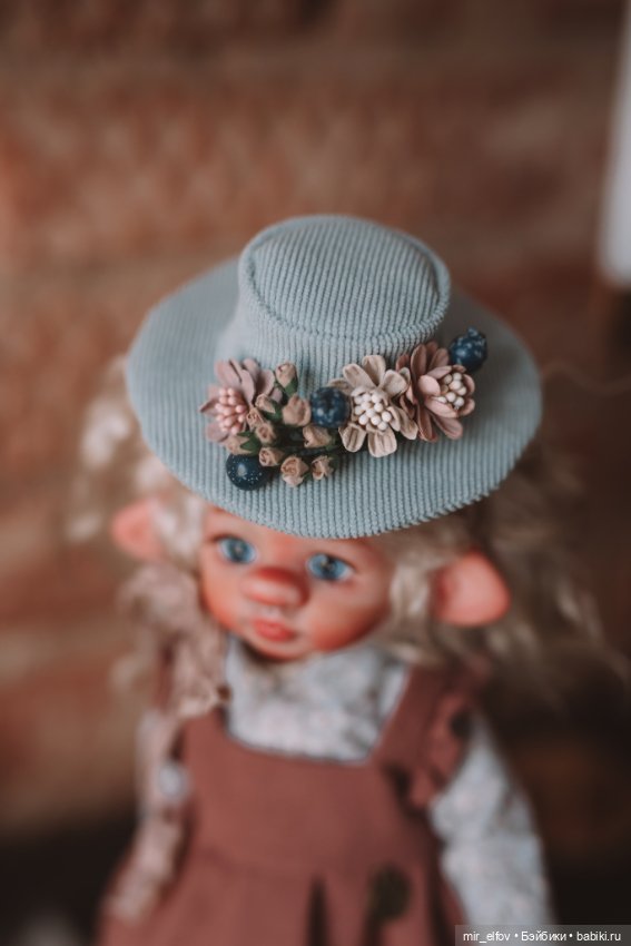 Эльфы в шляпах — Авторские шарнирные куклы своими руками: лепка (фото 2)