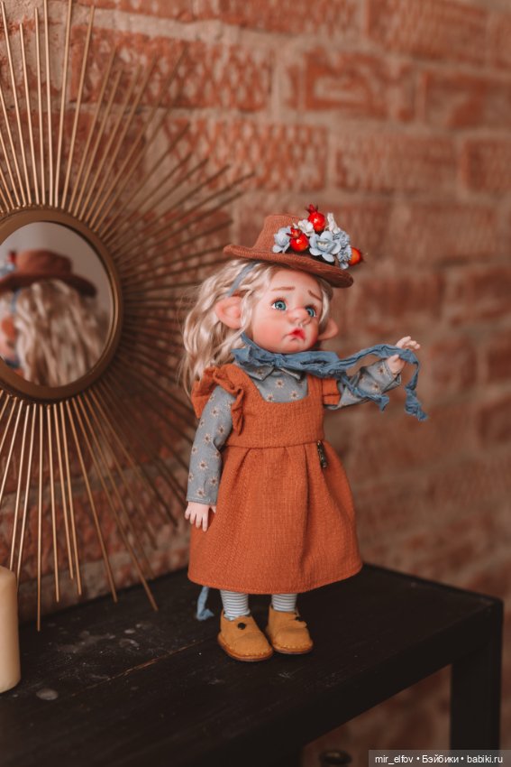 Эльфы в шляпах — Авторские шарнирные куклы своими руками: лепка (фото 3)