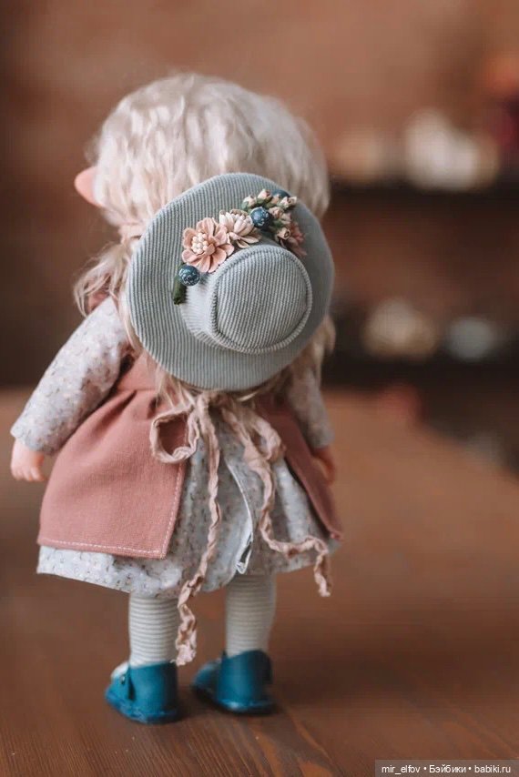 Эльфы в шляпах — Авторские шарнирные куклы своими руками: лепка (фото 8)