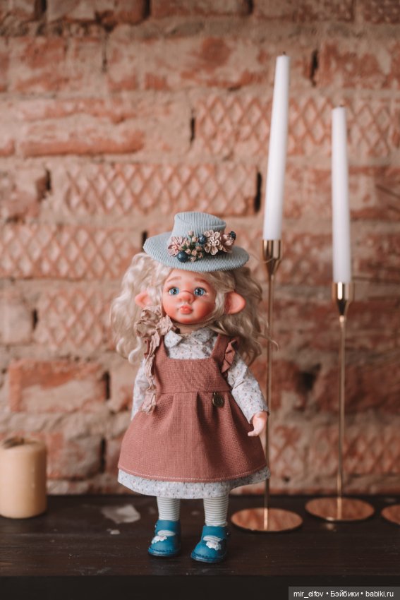 Эльфы в шляпах — Авторские шарнирные куклы своими руками: лепка