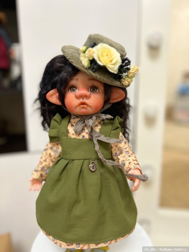 Эльфы в шляпах — Авторские шарнирные куклы своими руками: лепка (фото 7)