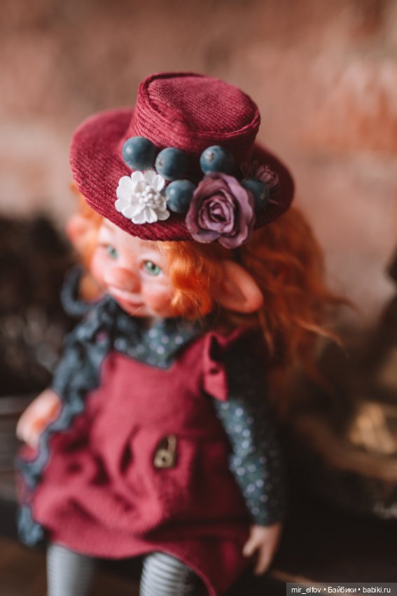 Эльфы в шляпах — Авторские шарнирные куклы своими руками: лепка