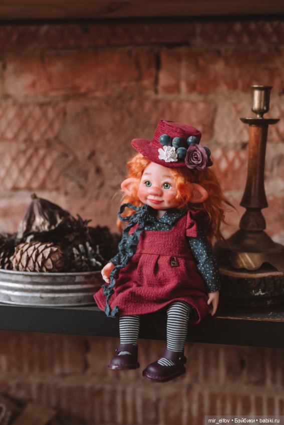 Эльфы в шляпах — Авторские шарнирные куклы своими руками: лепка