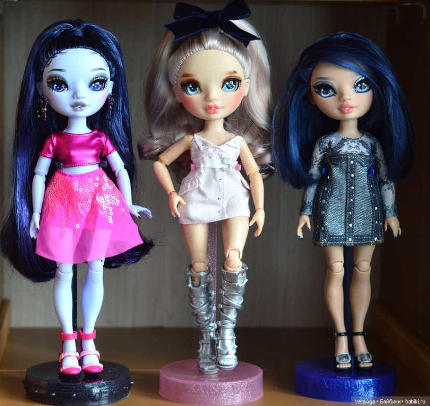 Покраска Вики и Карлы, переодевания Глич