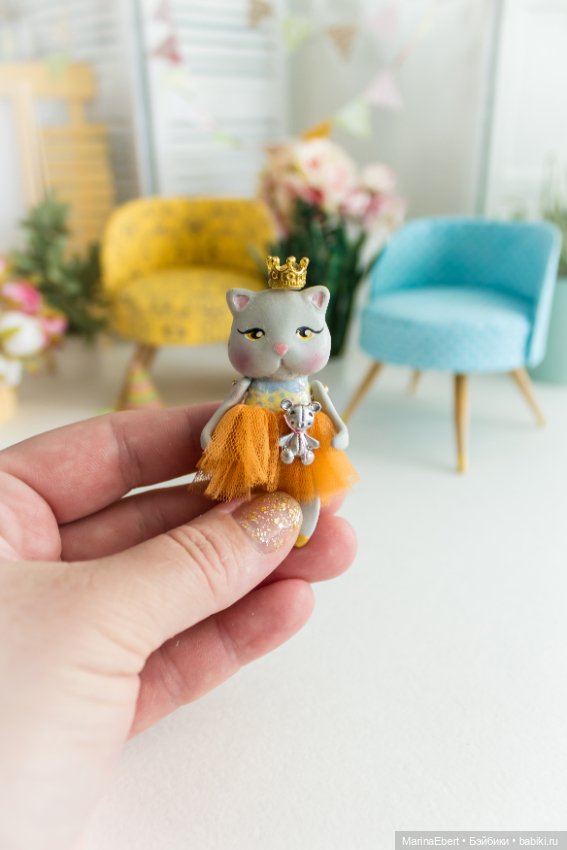 Кошечка Жюльет — Лепка авторских игрушек и папье