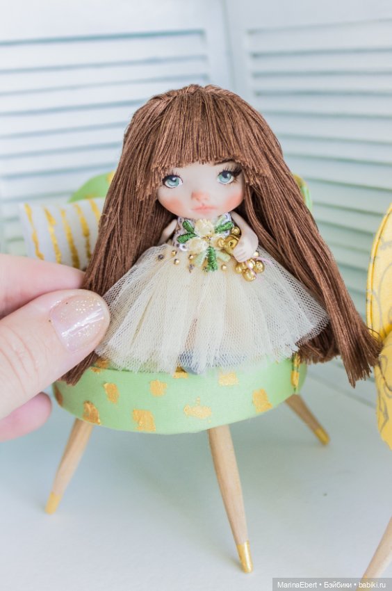 Маленькая куколка Софи — Авторские миниатюрные куклы: лепка