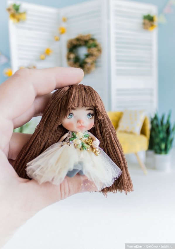 Маленькая куколка Софи — Авторские миниатюрные куклы: лепка