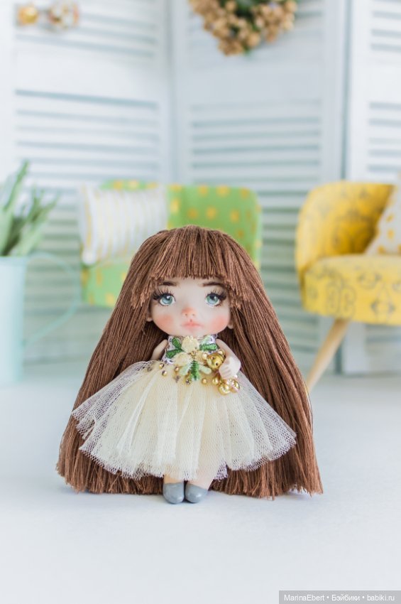 Маленькая куколка Софи — Авторские миниатюрные куклы: лепка
