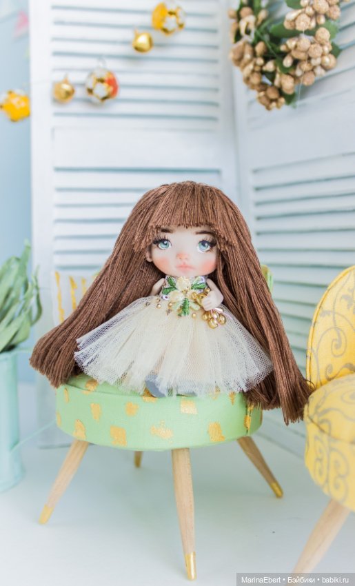Маленькая куколка Софи — Авторские миниатюрные куклы: лепка