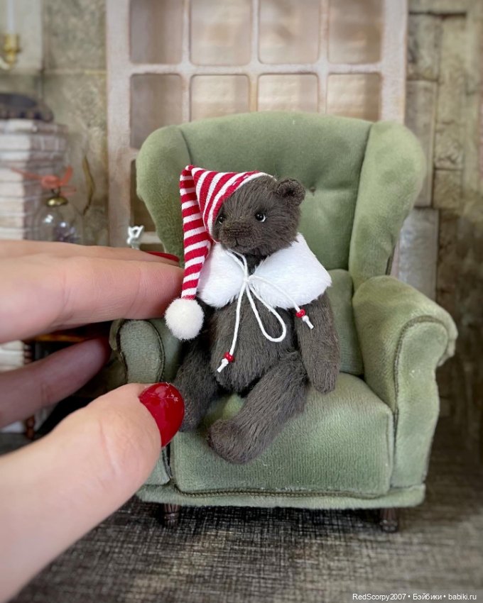 Миниатюрные тедди мишки и их друзья от Яны Колясниковой на "Балу Кукол" в Севкабель Порту май 2023 года