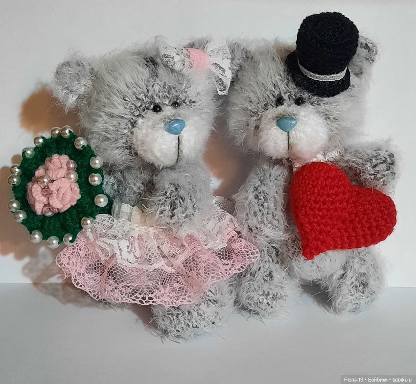 схем амигуруми на русском: Свадебные мишки | Crochet teddy bear, Teddy bear gifts, Crochet bear