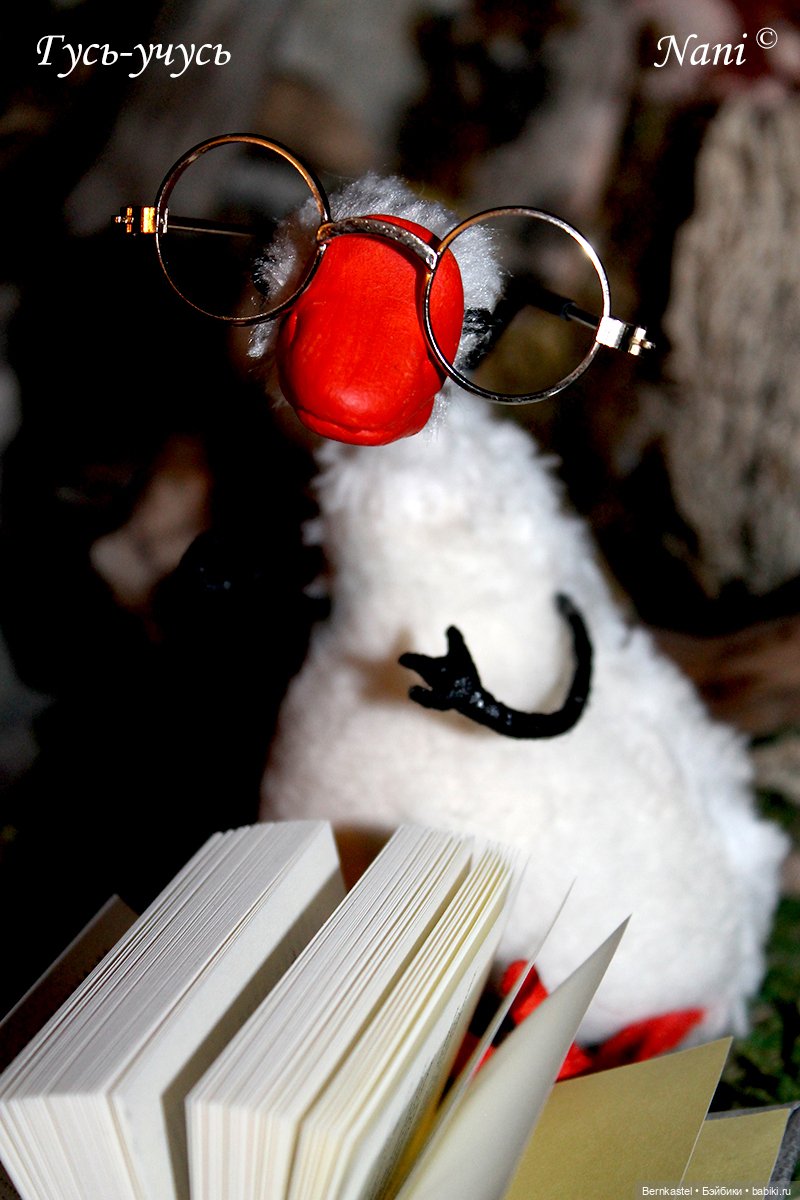 Гусь-веселюсь — Текстильные игрушки и примитивы: кофейные (фото 4)