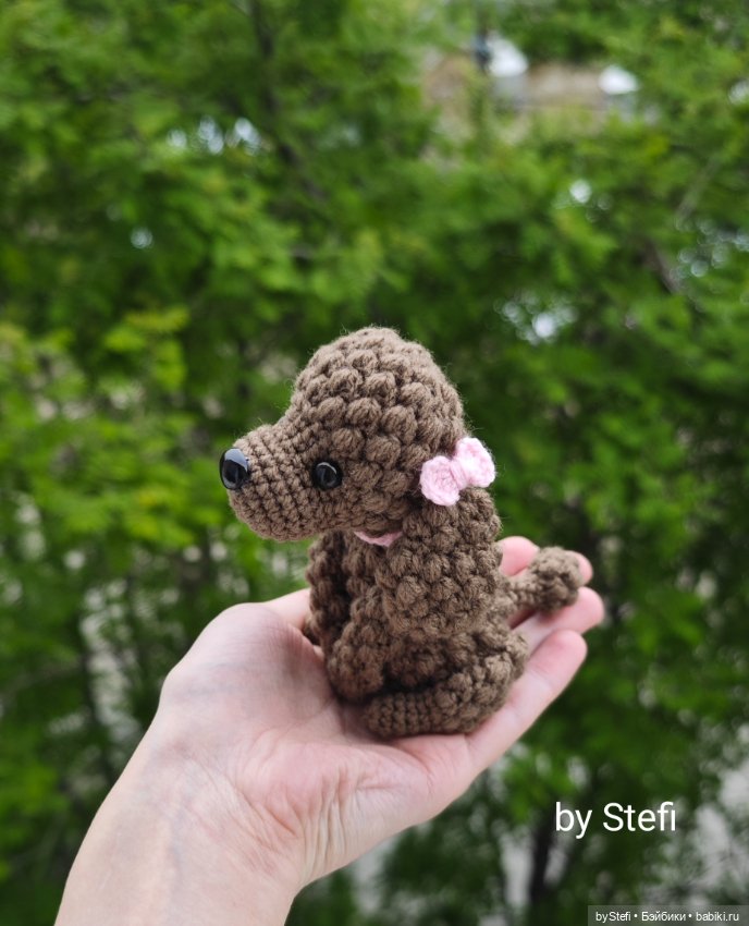 И снова пуделечëк) Постоянную кличку пока не давала, но дома она Джессика