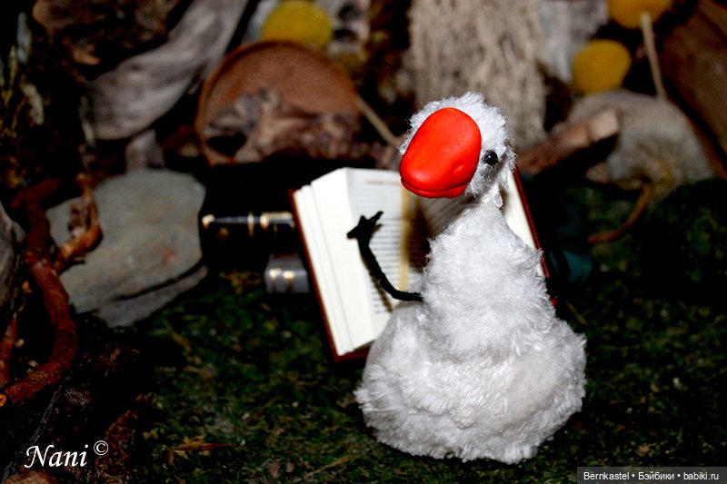 Гусь-веселюсь — Текстильные игрушки и примитивы: кофейные (фото 3)