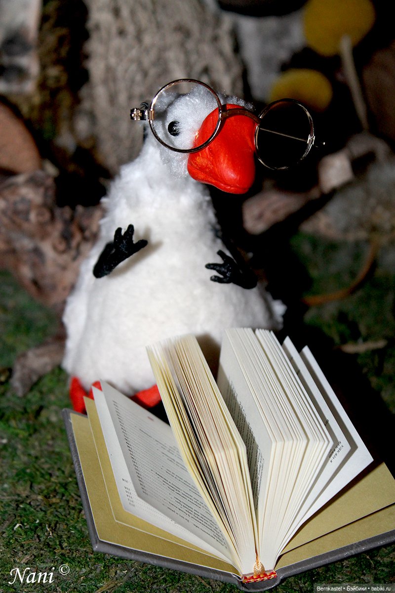 Гусь-веселюсь — Текстильные игрушки и примитивы: кофейные (фото 6)