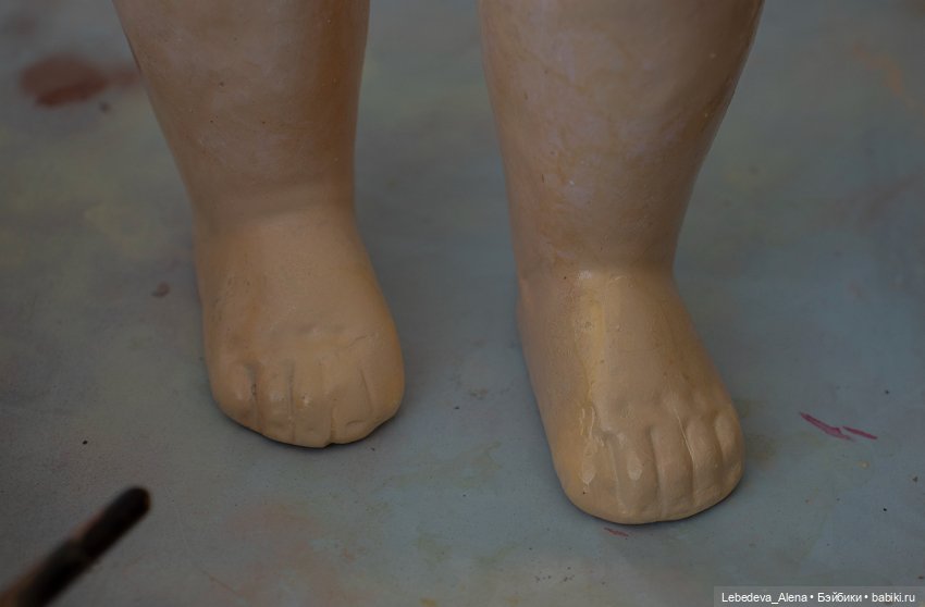 Откуда у кукол ноги растут. АМ 390n. Реставрация (фото 4)