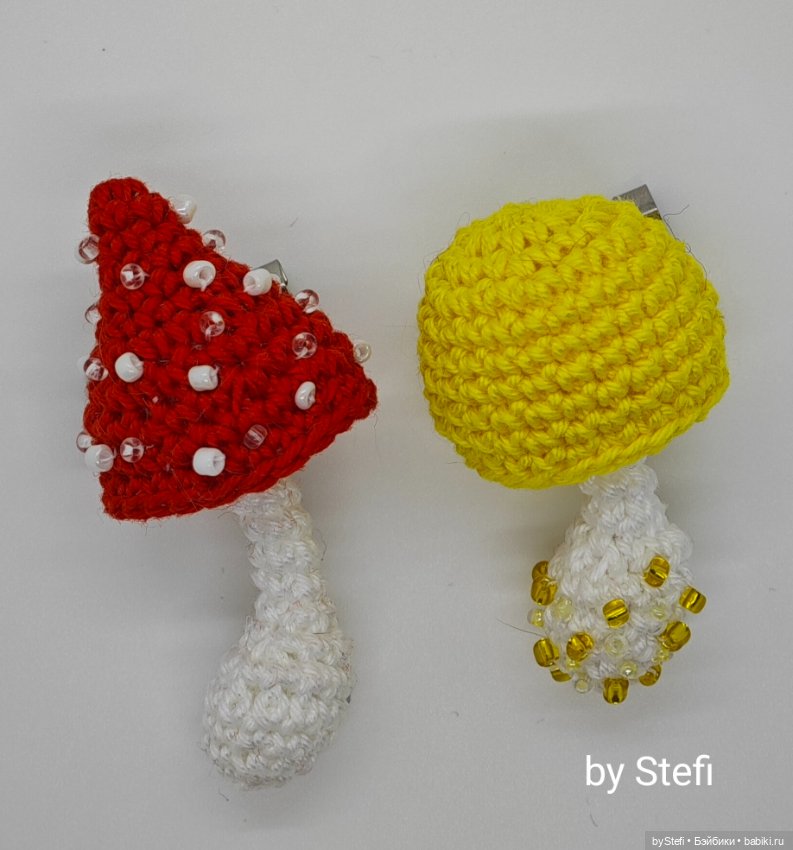 Грибочки — Вязаные игрушки и амигуруми: крючком (фото 5)