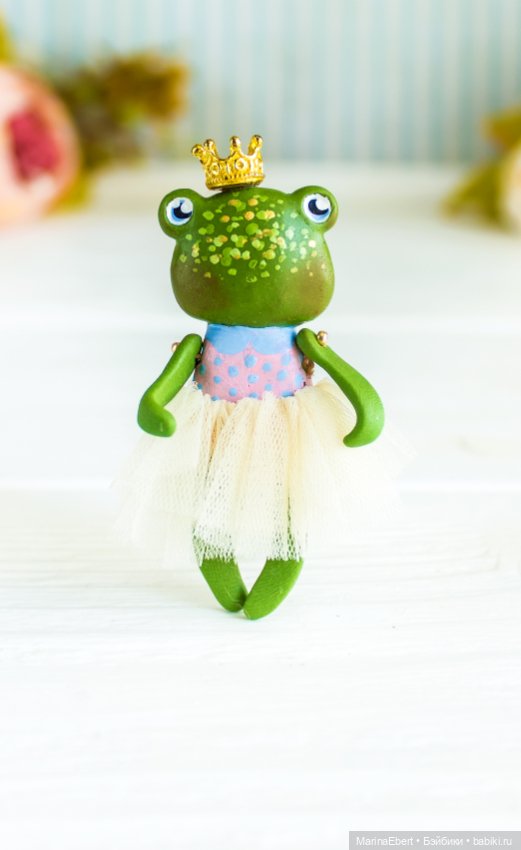 Лягушечка Сьюзен — Авторские миниатюрные куклы: лепка