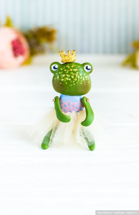 Лягушечка Сьюзен — Авторские миниатюрные куклы: лепка