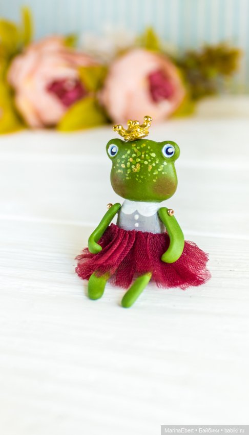 Лягушечка Сьюзен — Авторские миниатюрные куклы: лепка