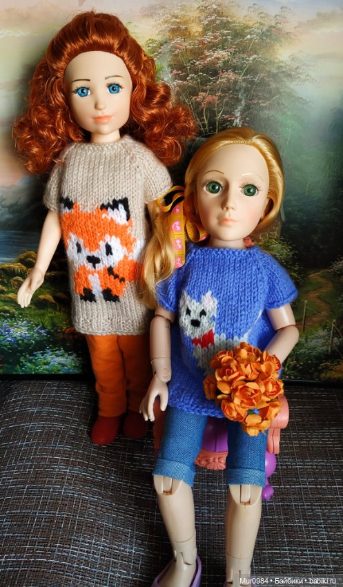 Встреча и прогулка девочек Trinity Dolls