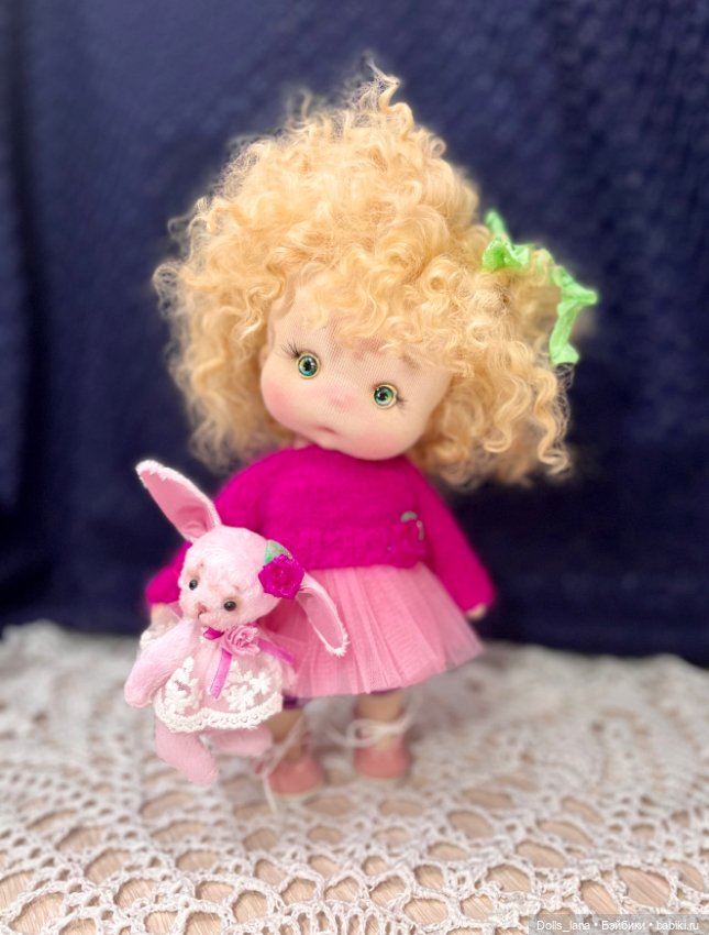 Интерьерная текстильная кукла (фото 2)
