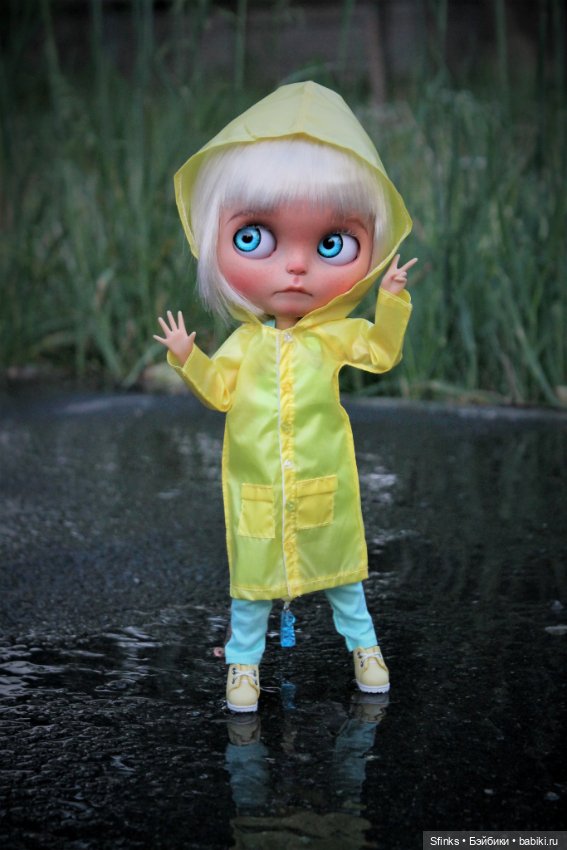 Попугайчик после дождя — ООАК и репейнт игровых кукол: Bratz (фото 4)
