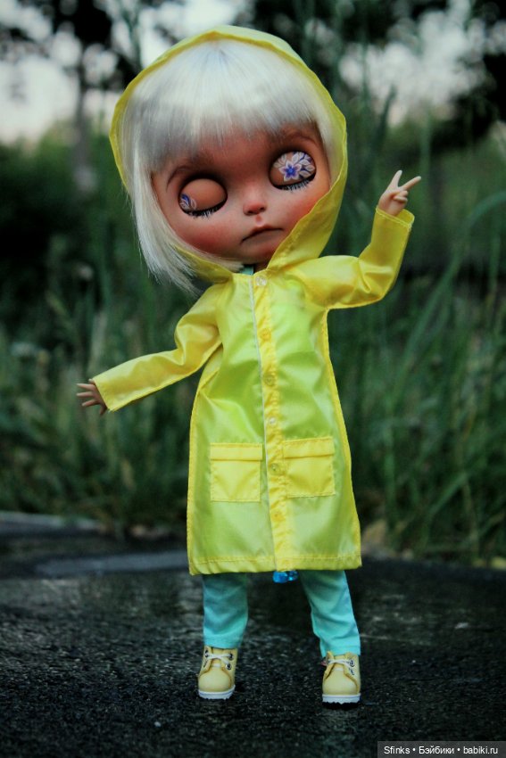 Попугайчик после дождя — ООАК и репейнт игровых кукол: Bratz (фото 2)